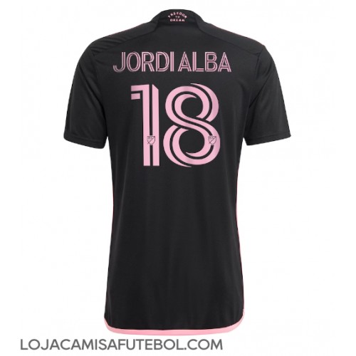 Camisa de Futebol Inter Miami Jordi Alba #18 Equipamento Secundário 2023-24 Manga Curta